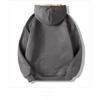 Winter Unisex Couple's Hoodie, Cotton Blend Fleece Lined Pullover with Double-Layer Warmth, Solid Color Casual Sweatshirt for Matching Outfits