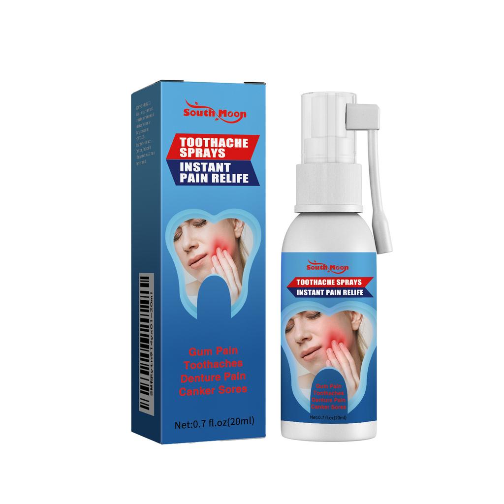 SOUTH MOON Breath Freshener Spray Teeth Whitening Fresh Breath Gentle Whitening Oral Spray Portable