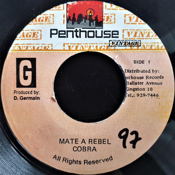 7inch Record MAD COBRA - Mate A Rebel none Penthouse Vinta Jamaica Reggae, Ska & Dub Used
