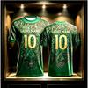 Camisa de Futebol Senegal de Verão Nova T-shirt com Impressão 3D Respirável Secagem Rápida Treino Pai-Filho Outdoor Camisetas Masculinas