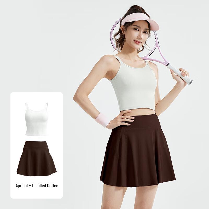 WEZHO Lightweight Women s Running Skort Set