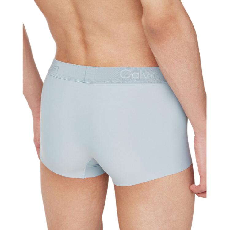 Calvin Klein Low Rise Letter Minimalist Cool Feel Antibacterial Boxer Briefs Men Underwear Sky-Blue NB3634-CYA