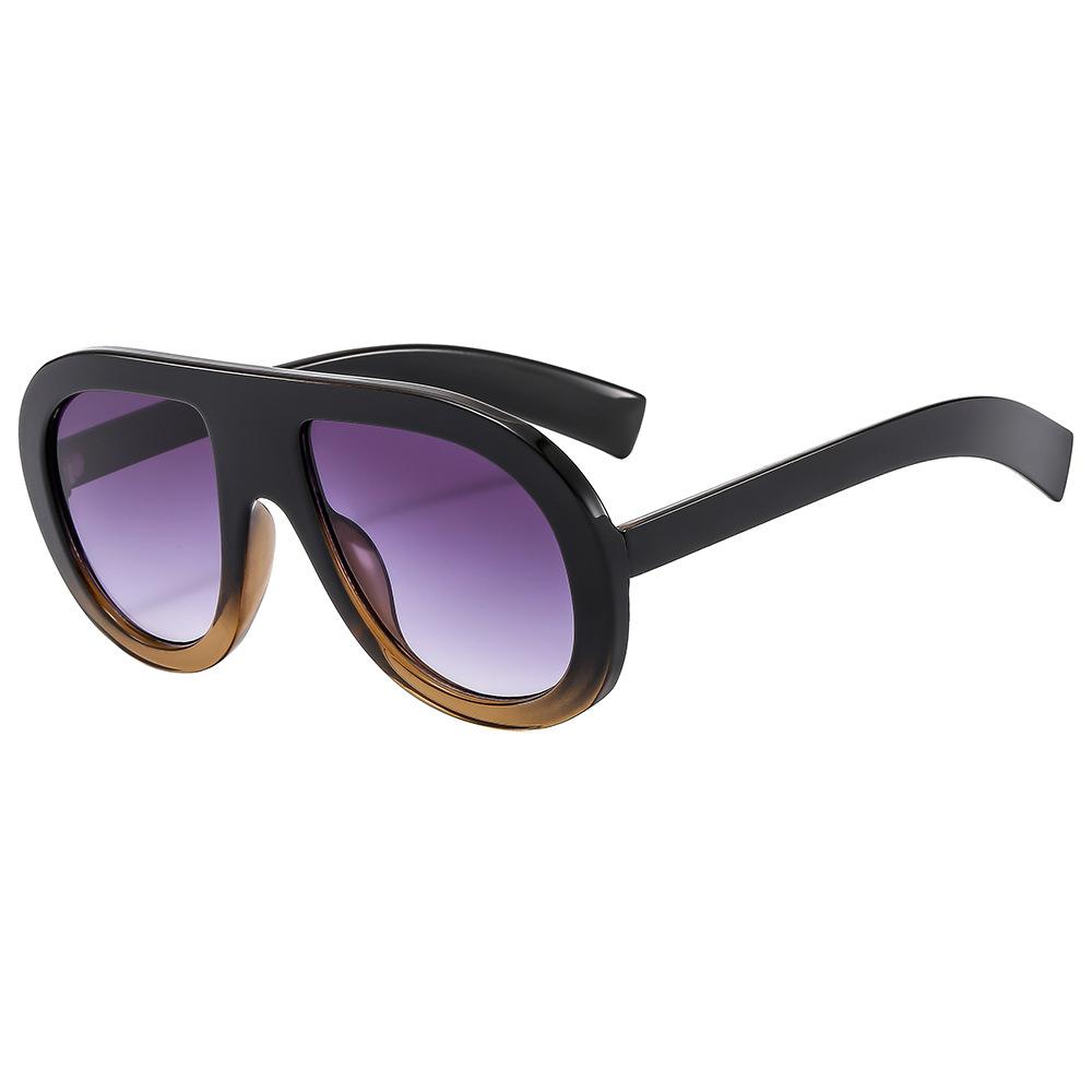 

New Square Sun Glasses Women Vintage Pilot Shades Men Trending Design Luxury Sun Glasses UV400 Oversized Eyewear Gafas Oculos as picture