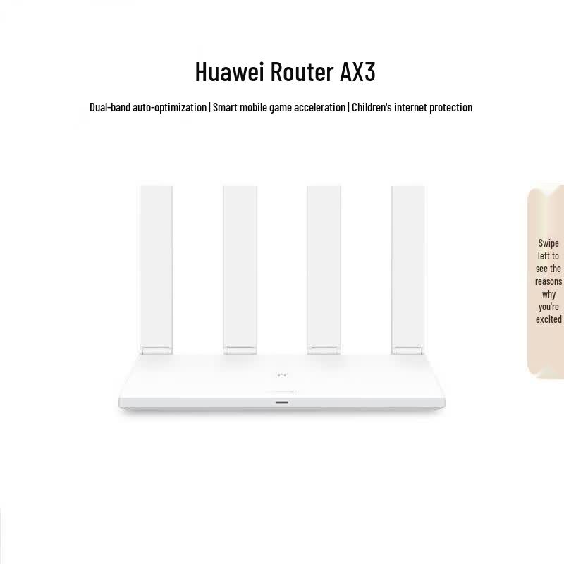 Huawei AX3 Wi-Fi 6 AX3000 Gigabit Router (CN-Version)