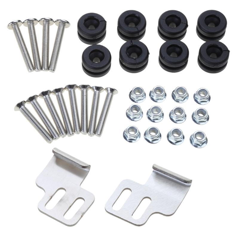 Motorcycle Side Luggage Case Fastener Trunk Pannier Screw Lock Support Bars