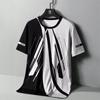Simple Fashion Striped Graphic T Shirts  Summer Casual Short Sleeve 3D Printed O Neck T-shirts Loose Breathable Fitness Tees