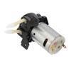 D-2 2*4mm   12V   Peristaltische Flüssigkeitspumpe Dosierpumpe für Laboranalyse(Grün)