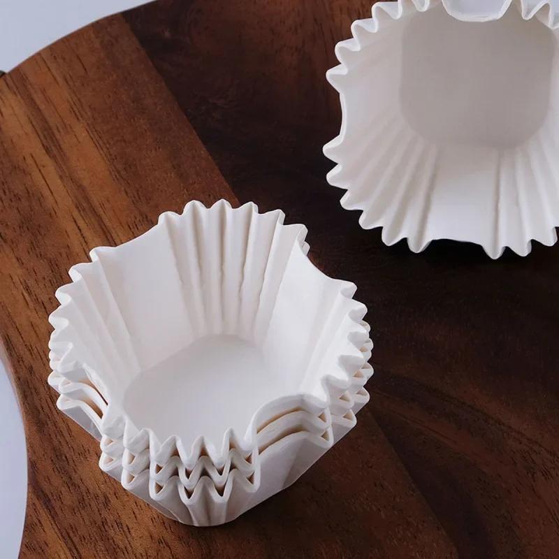 100pcs Square Cupcake Liners Baking Cups Pan Liners Paper Baking Cup For Cupcakes Cup Liners Party Supplies Pastry Tools