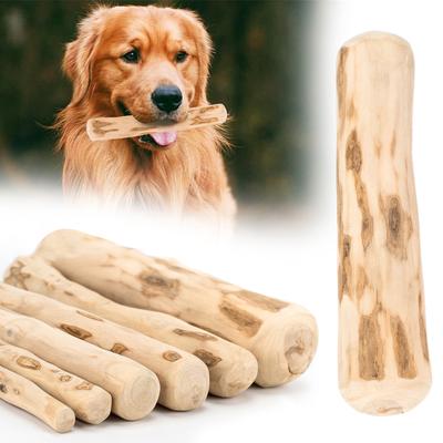 Brinquedo Molar para Pet Mumbies Madeira Mastigável para Cachorro Bastão Mastigável de Madeira de Café Natural Seguro Duradouro Brinquedo Molar para Pet para Interior Exterior