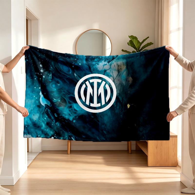Inter Milan (1) Flanellteppe en myk aksent for soverommet og stuen og en koselig hjemmegave