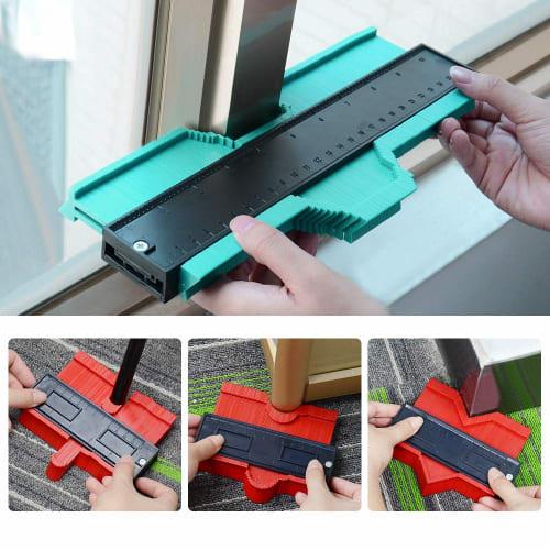 Contour Gauge, Measuring Gauge, for DIY Duplication, Curve Measurement, Profile Gauge, Irregularity Measuring Tool, Made of ABS Plastic