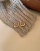 Silver needle flash zircon earrings, women's exquisite temperament stud earrings, spring and summer earrings.