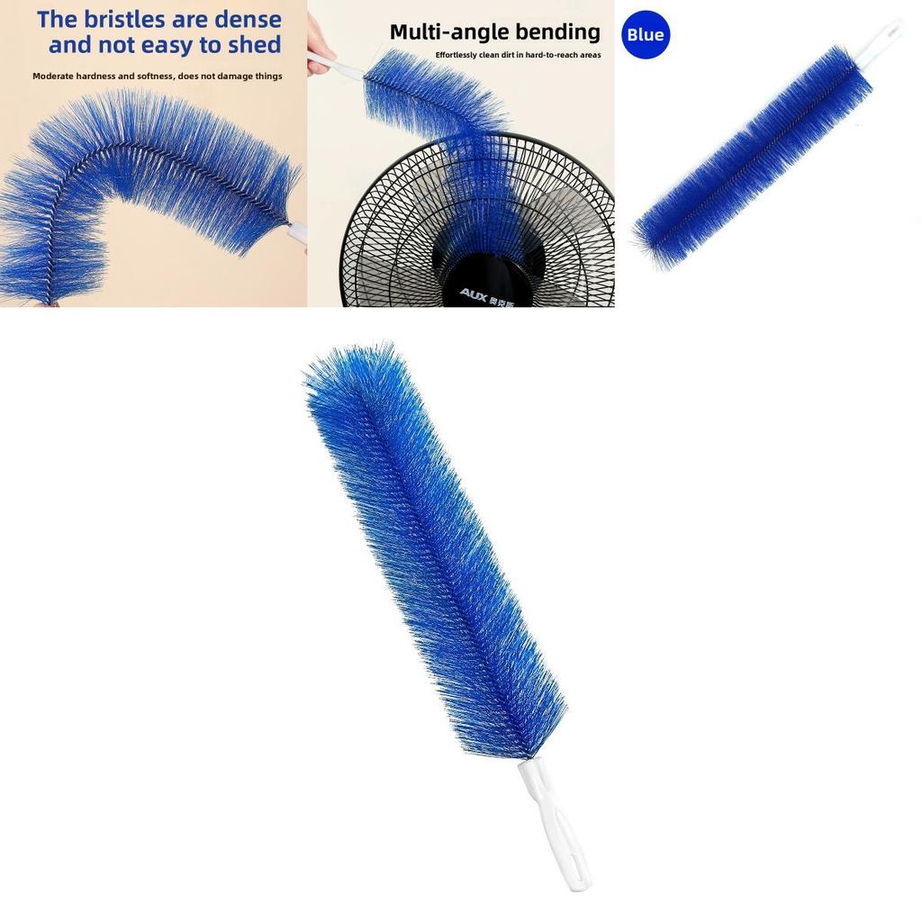 Portable Dusting Tool For Home Appliances With Curved Design And Pp Brush Head