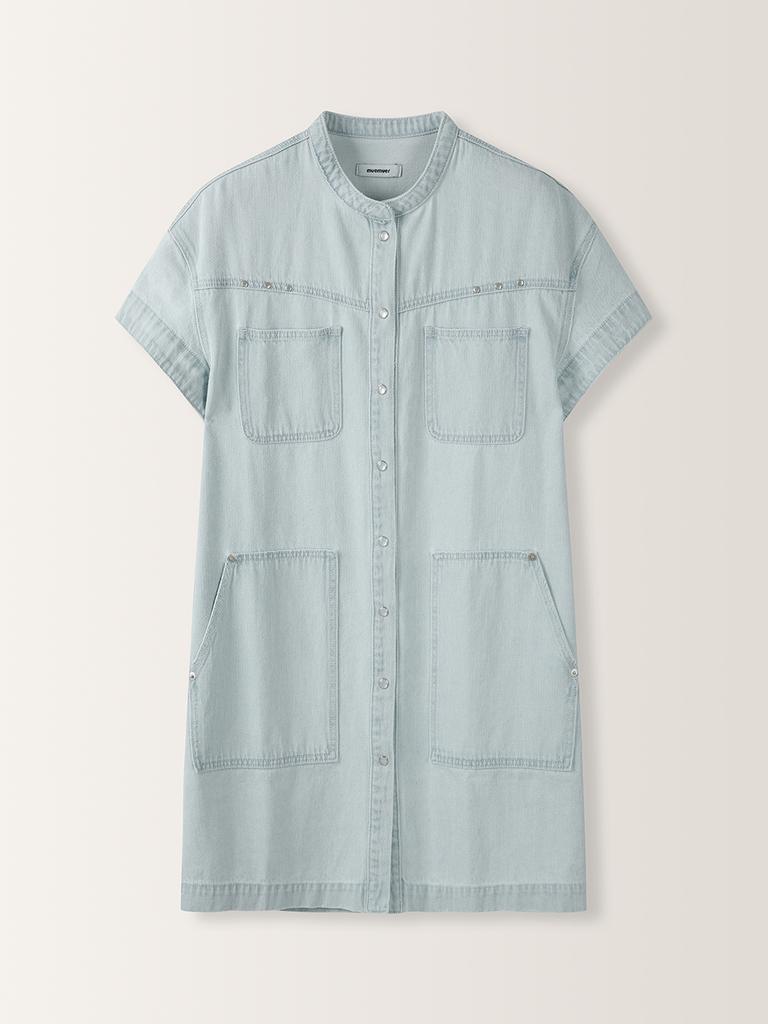 Mwimwieleu Fluid Denim Mini Dress Mu2634Op308M