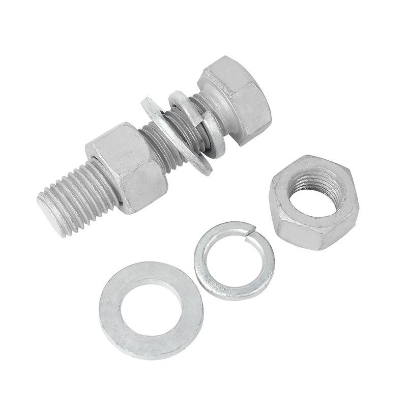 Feuerverzinkte Sechskantschrauben der Festigkeitsklasse 8.8 für Photovoltaik-Montagesysteme