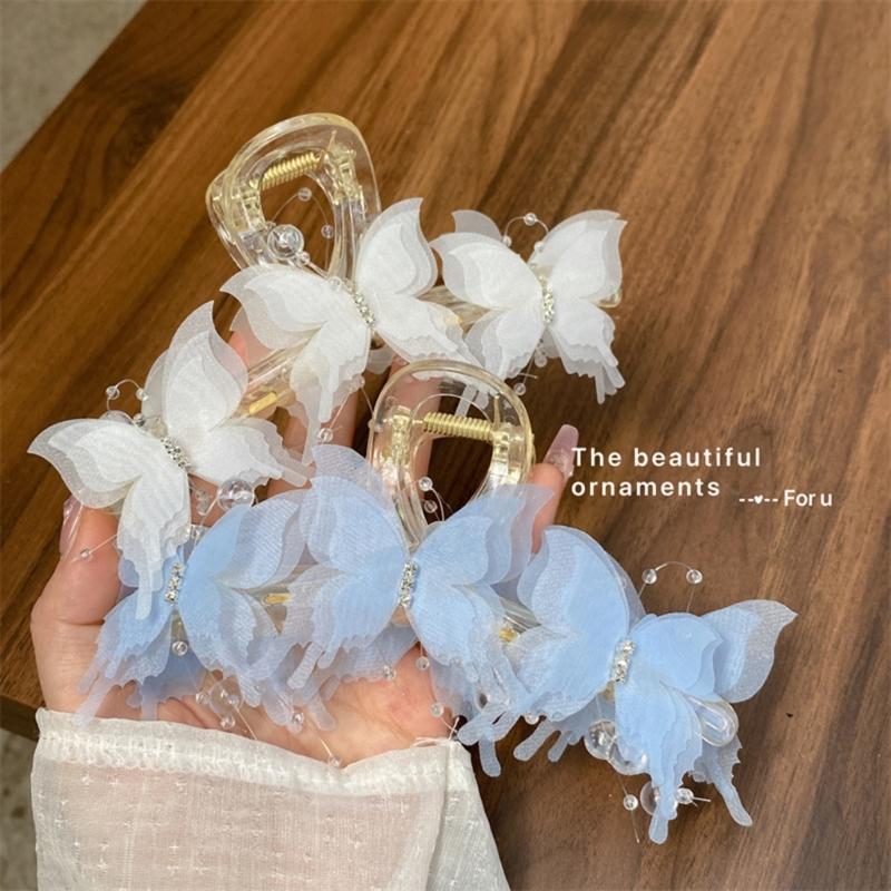 Ergonomic Acrylic Hair Clip For Back Head Styling Comfortable Ponytail Holder With Strongly Grip