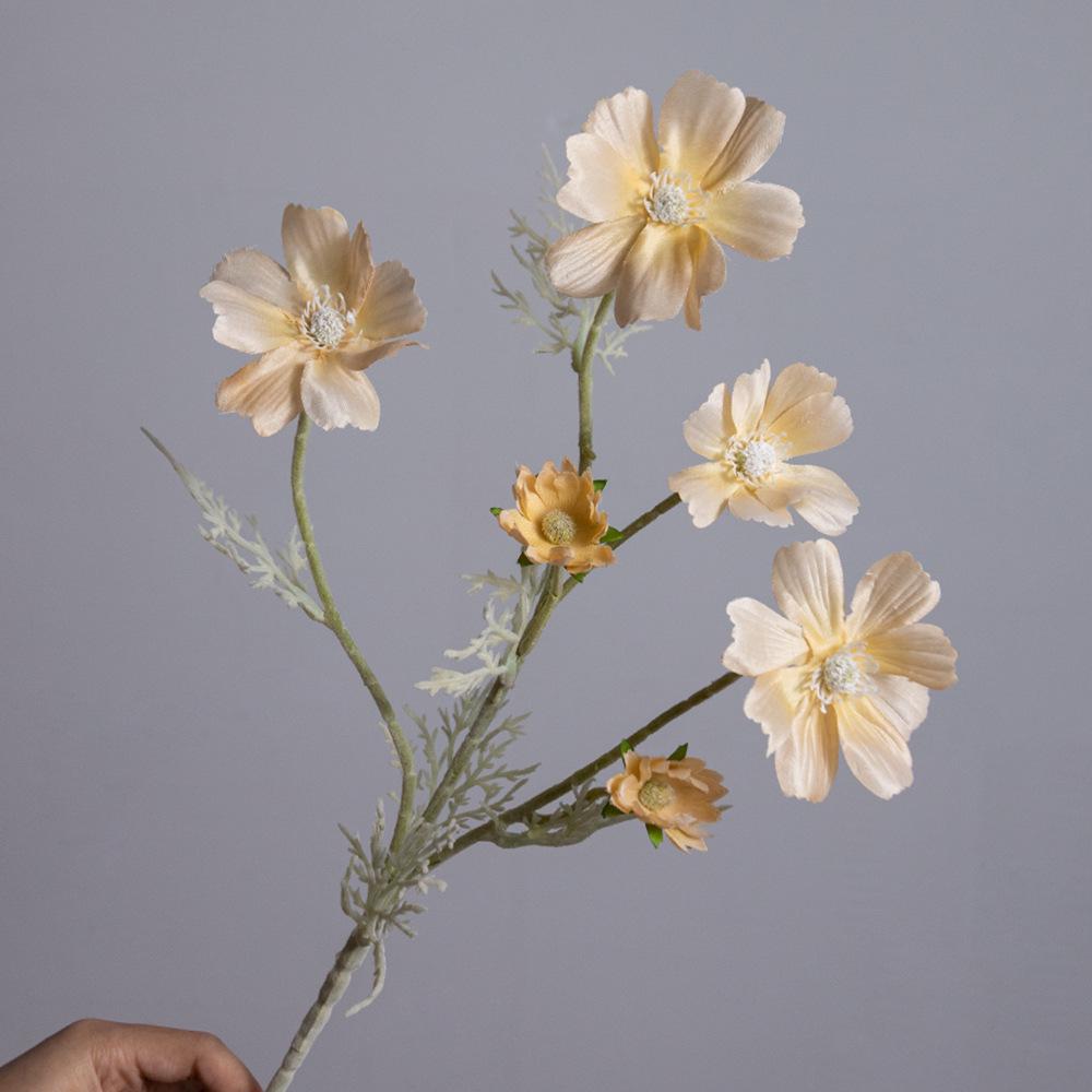 Artificial Single Stem Cosmos Flower Decoration for Home, Weddings, and Photography