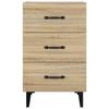 Maison Exclusive - Nachttisch Sonoma-Eiche 40x40x66 cm Holzwerkstoff
