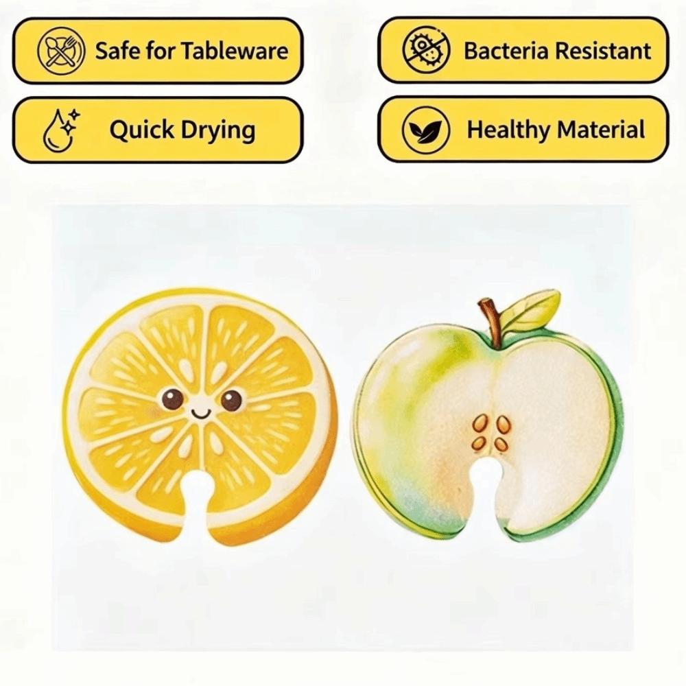 3Pcs Dual-Sided Kitchen Dishwashing Sponge Absorbent Fun Pot Clean Pad Tableware Wash