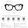 Oversized Square Reading Glasses Men Women Portable Large Frame Presbyopia Eyeglasses High-definition Eyewear Diopter 0 To +4.0