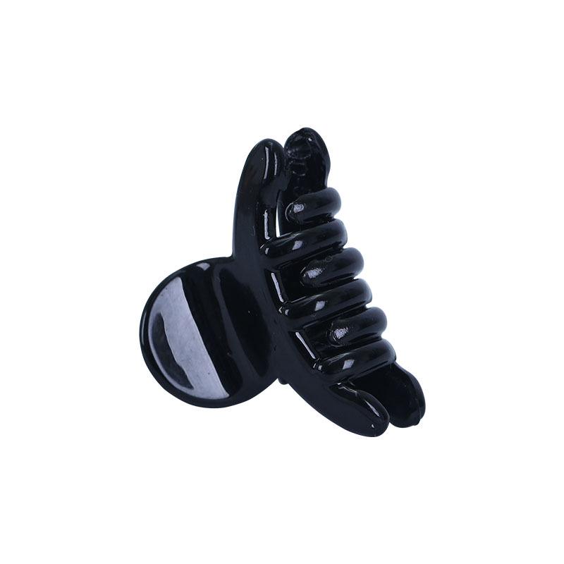 3cm Black Plastic Hair Claw Clip for DIY and Handmade Small Claw Styles, Ideal for Girls and Children