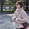 Dicker Mantel aus Lammplüschimitat für Damen im Herbst und Winter 2024, neue koreanische Version des beliebten, schönen kleinen High-End-Oberteils