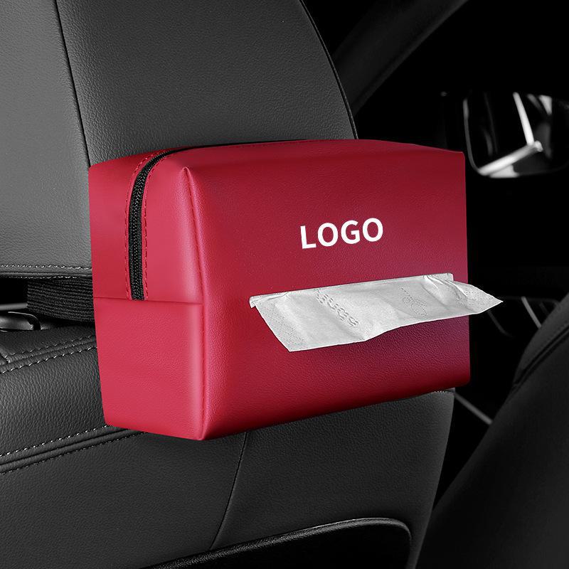 Hochwertige Multifunktionale Auto-Taschentuchbox für Sitzlehne & Sonnenblende