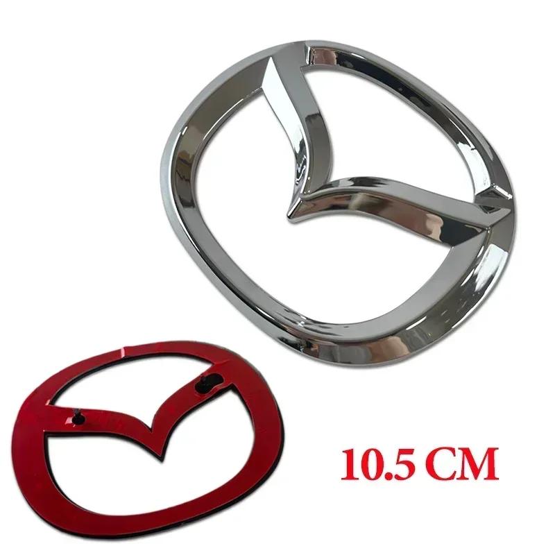 2025 Hot Plastic Car Front Trunk Emblem for Mazda 6 Mazda6 Steering Wheel Badge 3D Body Replaced Sticker Rear Tail Refitting Dec