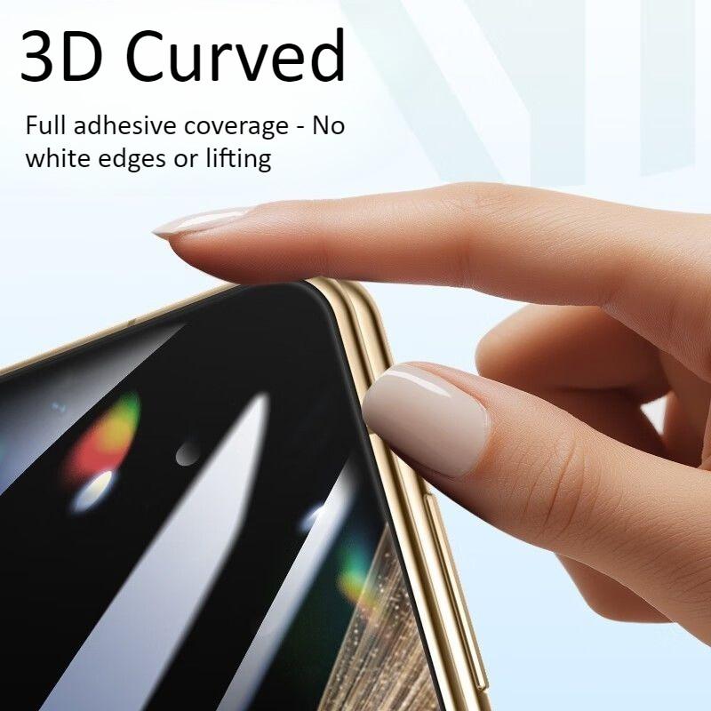 For Honor Magic V5 V3 V2 8 7 Pro Full Glue Tempered Glass For HONOR 300 200 X60 Pro Dust-free Auto Installation Screen Protector