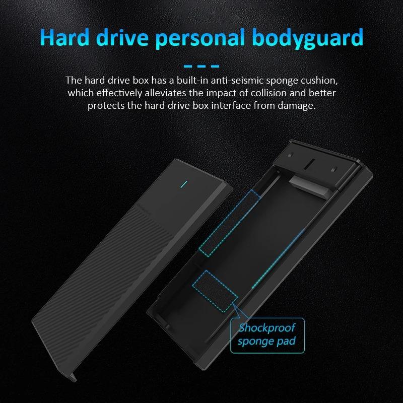 Lenovo K01 HDD Case 2.5 SATA to USB 3.0 Adapter External Hard Drive Enclosure Reader for SSD Disk HDD Box Case HD 2.5 HDD Case