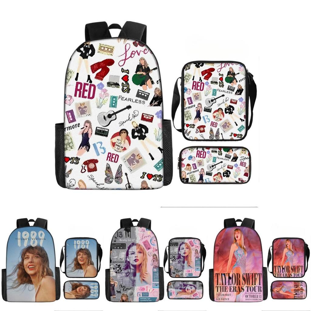 Taylor Swift Elementary School Backpack Oxford Fabric Breathable Lightweight For Kids