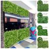 60X40CM Paisaje de Pared Verde Artificial Decoración Hogar Jardín Selva Super Plantas Césped de Plástico Planta Paneles de Pared de Hierba Colgante