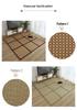 Japanese Rattan Tatami Cool Mat: Summer Crawling and Floor Mat for Kids - Ideal for Living Room, Balcony, Bedroom