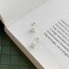 S999 Sterling Silver Women's Ear Studs: Elegant, Niche Design, Exquisitely Versatile Earrings