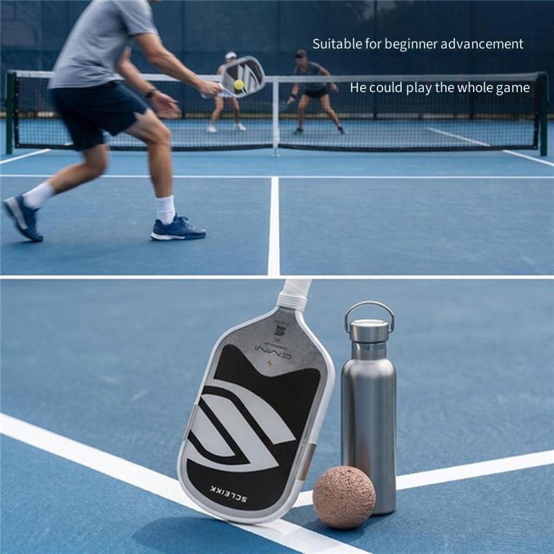 SCLEIKK Omni Pickleball Paddle 16mm T700 Termoformet Kulfiber Professionel EPP Skumkerne Turneringsketsjer