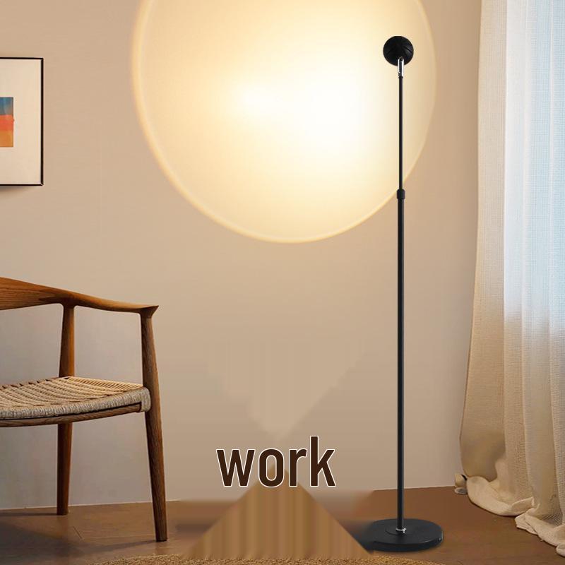 Luxury Corner Floor Lamp: Designer Style for Living Room, Bedroom, or Reading Nook