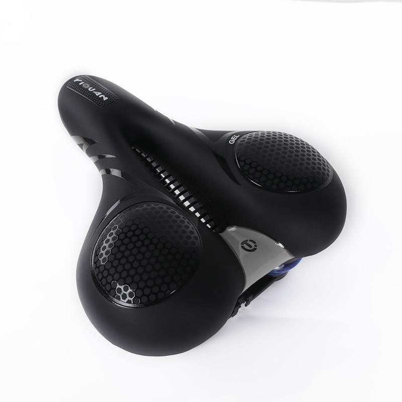 

Bicycle accessories Cycling equipment Medium hole bicycle saddle enlarged silicone breathable bicycle seat cushion average size