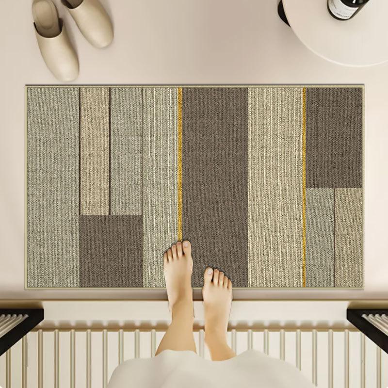 Entrance Door Mat Foot Mat Water Absorbing and Anti Slip Entrance Door Bathroom Entrance Hall Kitchen Carpet