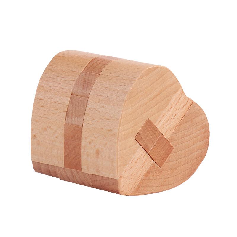 Luban Lock Classical Wood Puzzle Set for Kids - Mortise and Tenon Design