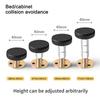 2 sets Shock Mount Tools Adjustable Threaded Bed Shock Hardware Furniture CabinetStabilizersHeadboardStoppers Self-AdhesiveFixed