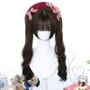 LAOBAO Cosplay Harajuku GAL Princess Twin Long Curly Heat Costume Perfect for and Events Wig, Lolita, Style, Style, Cut, Tail, Brown, Hair, Resistant,