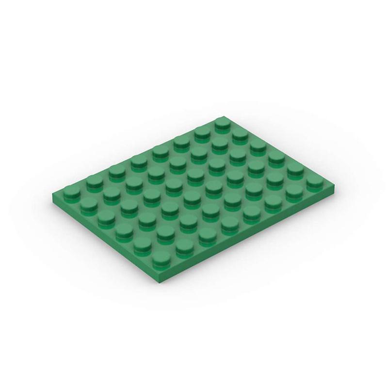 10pcs DIY Building Blocks Thin Figures Bricks 6x8 Dots 12Color Educational Creative Size Compatible With 3036 Toys for Children