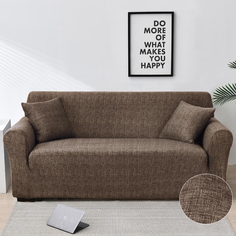 Stretch Sofa Covers for Living Room Anti Slip Sofa Slipcover with Elastic Bottom Pets Friendly Couch Cover Furniture Protector