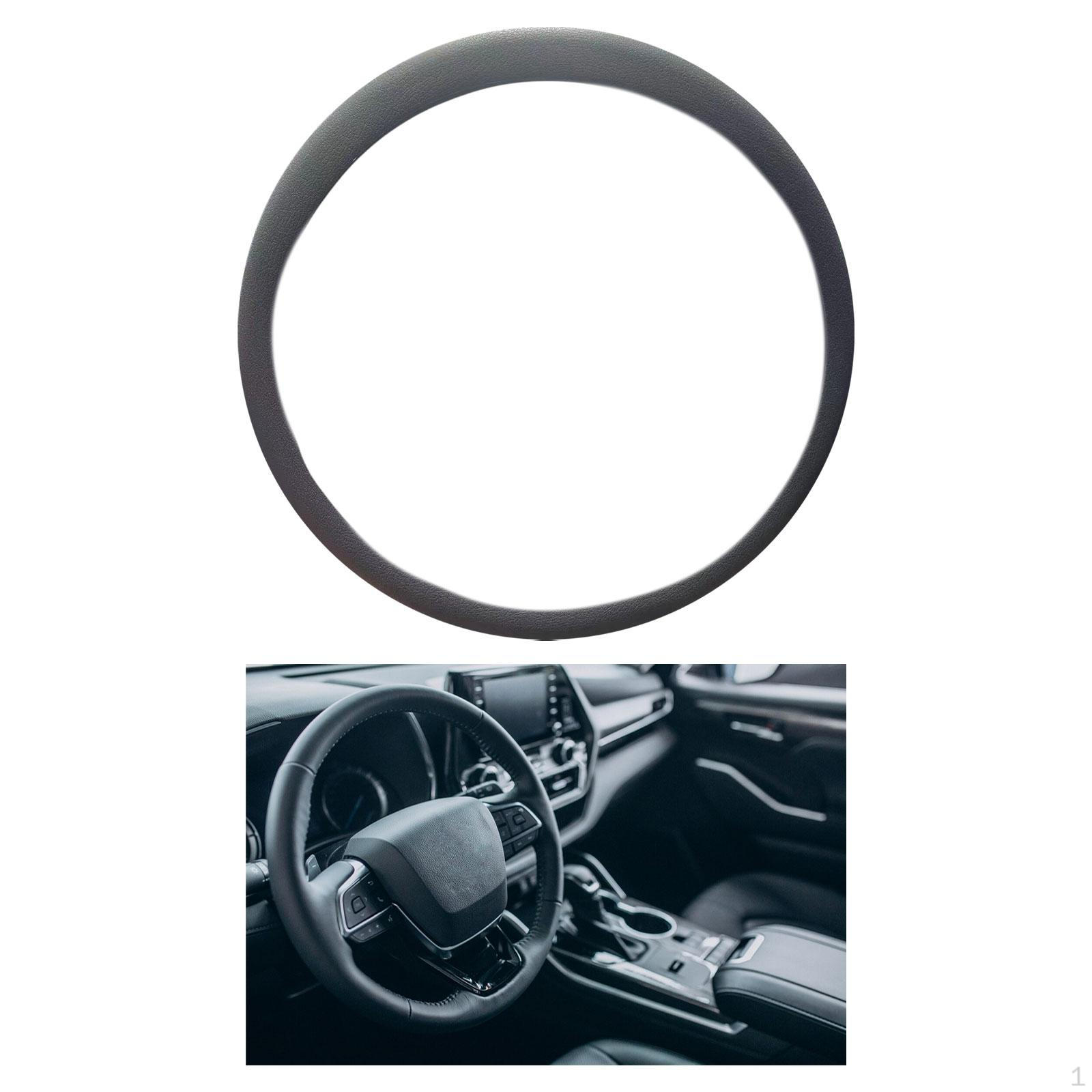 

Защитный чехол на руль автомобиля, дышащий автоукрашенный противоскользящий протектор для всех серый