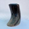 Handmade Viking Horn Mug, Genuine Natural Curved Tankard, Rustic Norse Bar Decor Gift