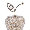 Beads Modern Table Centerpiece Decor Artificial Fruit Figurine Statue Crystal Ornament for Home