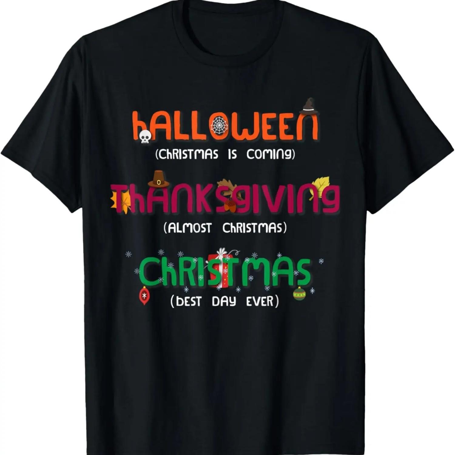 Funny Is It Christmas Yet T-shirt Gift _ Thanksgiving Shirts T-Shirt S чёрный