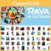 Raya 50pcs And The Last Dragon Sticker Pack Set Game Diy Waterproof Decals Bike