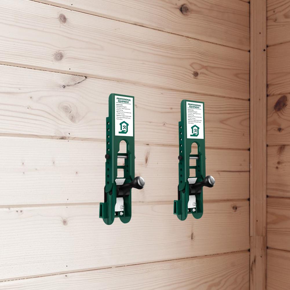 2Pcs Siding Installation Tools Siding Mounting Kit Polycarbonate Body Lap Siding Gauge Siding Installation Kit for Home Exterior