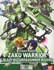1/100 Zaku Warrior + Blaze & Gunner Wizard